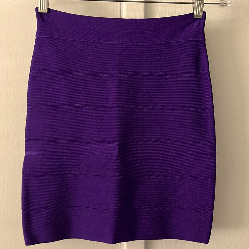 Bandage Bebe Skirt in purple